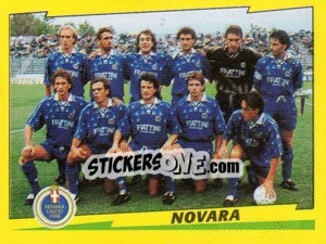 Cromo Squadra Novara - Calciatori 1996-1997 - Panini