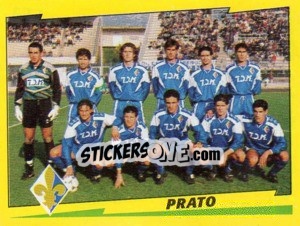 Sticker Squadra Prato - Calciatori 1996-1997 - Panini