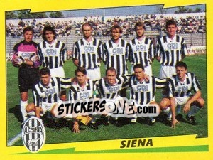 Figurina Squadra Siena - Calciatori 1996-1997 - Panini