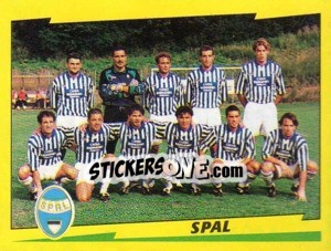 Figurina Squadra SPAL - Calciatori 1996-1997 - Panini