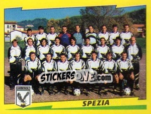 Figurina Squadra Spezia - Calciatori 1996-1997 - Panini