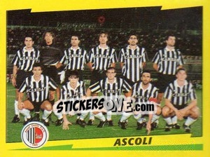 Sticker Squadra Ascoli - Calciatori 1996-1997 n. 589 - Panini