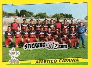 Sticker Squadra Atletico Catania - Calciatori 1996-1997 - Panini