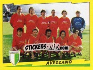 Sticker Squadra Avezzano - Calciatori 1996-1997 - Panini