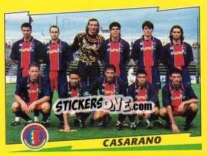 Figurina Squadra Casarano - Calciatori 1996-1997 - Panini