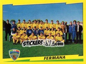 Figurina Squadra Fermana - Calciatori 1996-1997 - Panini