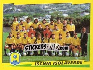 Figurina Squadra Ischia Isolaverde - Calciatori 1996-1997 - Panini