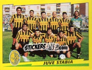 Cromo Squadra Juve Stabia - Calciatori 1996-1997 - Panini