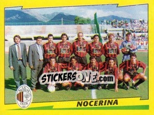 Figurina Squadra Nocerina - Calciatori 1996-1997 - Panini