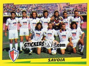 Figurina Squadra Savoia - Calciatori 1996-1997 - Panini
