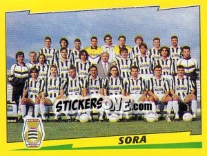 Figurina Squadra Sora - Calciatori 1996-1997 - Panini