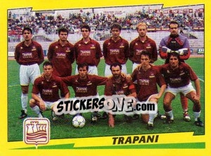 Figurina Squadra Trapani - Calciatori 1996-1997 - Panini
