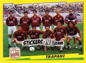Sticker Squadra Trapani - Calciatori 1996-1997 n. 611 - Panini