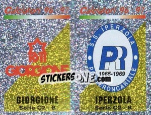 Sticker Scudetto Giorgione/Iperzola (a/b)