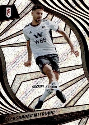 Sticker Aleksandar Mitrovic - Revolution Premier League 2022-2023 n. 107 - Panini