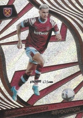 Sticker Gianluca Scamacca - Revolution Premier League 2022-2023 n. 244 - Panini