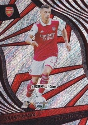 Sticker Granit Xhaka - Revolution Premier League 2022-2023 n. 27 - Panini