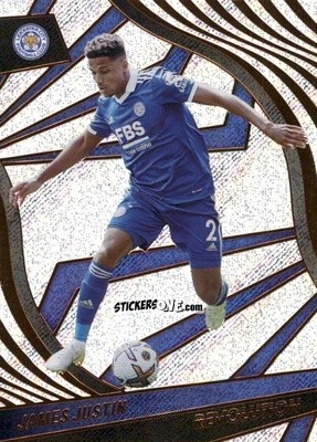 Sticker James Justin - Revolution Premier League 2022-2023 n. 136 - Panini