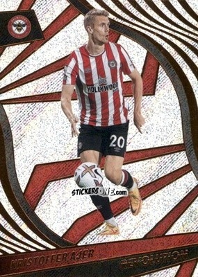 Sticker Kristoffer Ajer - Revolution Premier League 2022-2023 n. 46 - Panini