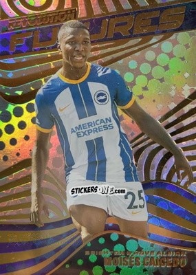 Sticker Moises Caicedo - Revolution Premier League 2022-2023 n. F5 - Panini