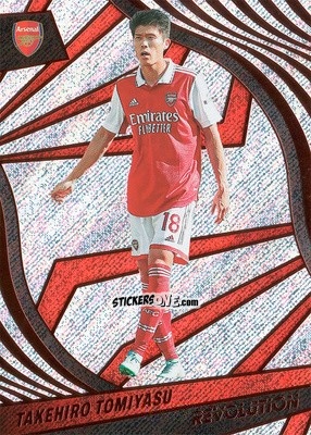 Sticker Takehiro Tomiyasu - Revolution Premier League 2022-2023 n. 26 - Panini