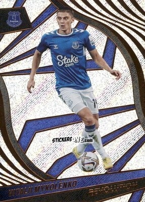 Sticker Vitalii Mykolenko - Revolution Premier League 2022-2023 n. 106 - Panini