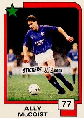 Cromo Ally McCoist - Soccer Superstars 1988 - Panini