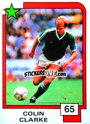 Figurina Colin Clarke - Soccer Superstars 1988 - Panini