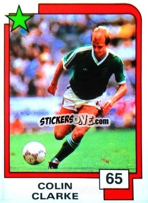 Sticker Colin Clarke - Soccer Superstars 1988 n. 65 - Panini
