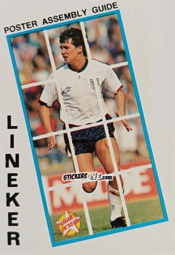Figurina Gary Lineker - Soccer Superstars 1988 n. PAPGL - Panini