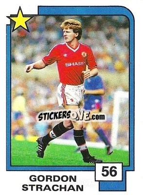 Sticker Gordon Strachan - Soccer Superstars 1988 - Panini