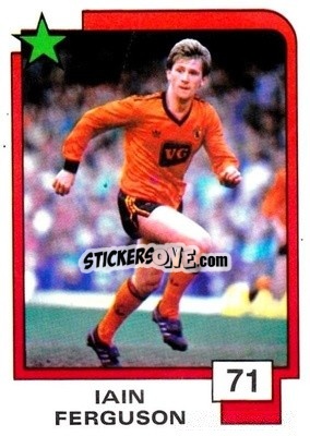 Sticker Iain Ferguson - Soccer Superstars 1988 n. 71 - Panini