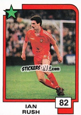 Sticker Ian Rush - Soccer Superstars 1988 - Panini
