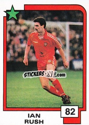 Sticker Ian Rush - Soccer Superstars 1988 n. 82 - Panini