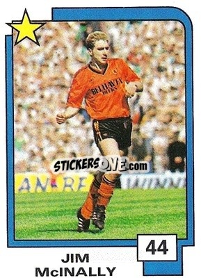 Cromo Jim McInally - Soccer Superstars 1988 - Panini