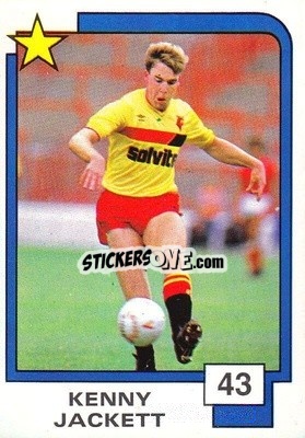 Figurina Kenny Jackett - Soccer Superstars 1988 - Panini
