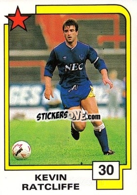 Figurina Kevin Ratcliffe - Soccer Superstars 1988 - Panini