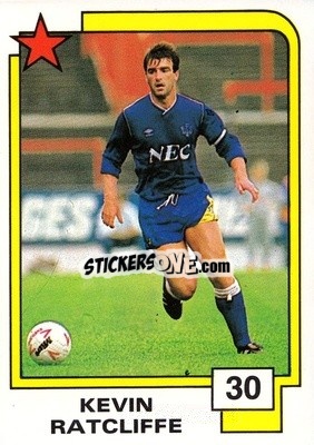Sticker Kevin Ratcliffe - Soccer Superstars 1988 n. 30 - Panini