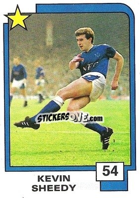 Sticker Kevin Sheedy - Soccer Superstars 1988 - Panini
