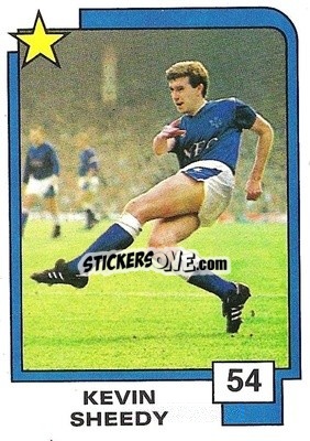 Sticker Kevin Sheedy - Soccer Superstars 1988 n. 54 - Panini