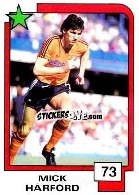 Sticker Mick Harford - Soccer Superstars 1988 - Panini