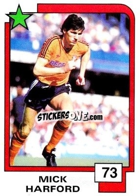 Cromo Mick Harford - Soccer Superstars 1988 n. 73 - Panini