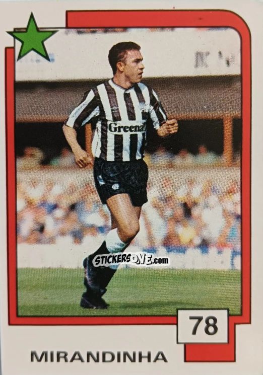 Cromo Mirandinha - Soccer Superstars 1988 n. 78 - Panini