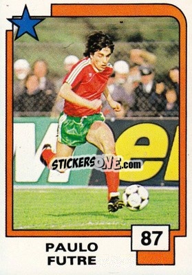 Sticker Paulo Futre - Soccer Superstars 1988 n. 87 - Panini