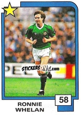 Sticker Ronnie Whelan - Soccer Superstars 1988 n. 58 - Panini