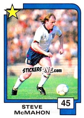 Sticker Steve McMahon - Soccer Superstars 1988 - Panini