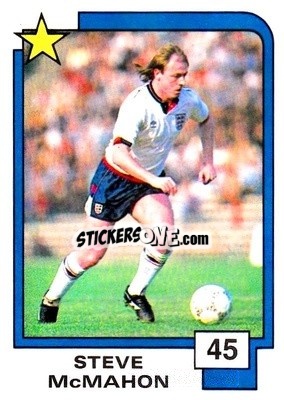 Sticker Steve McMahon - Soccer Superstars 1988 n. 45 - Panini
