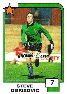 Sticker Steve Ogrizovic - Soccer Superstars 1988 - Panini