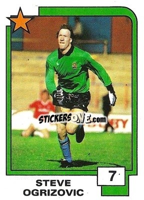 Cromo Steve Ogrizovic - Soccer Superstars 1988 - Panini