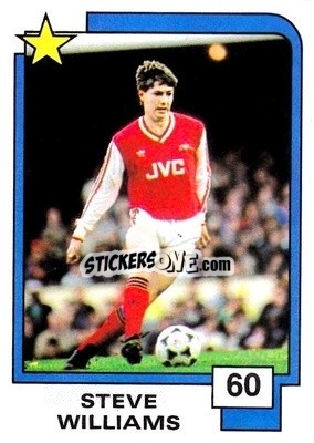 Sticker Steve Williams - Soccer Superstars 1988 n. 60 - Panini